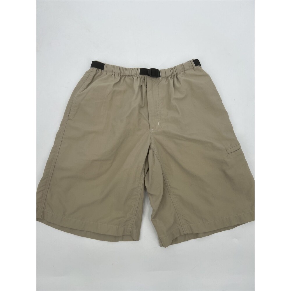 Patagonia Mens Belted Baggies Shorts Small Khaki Rare VTG Hike Surf Climb EUC